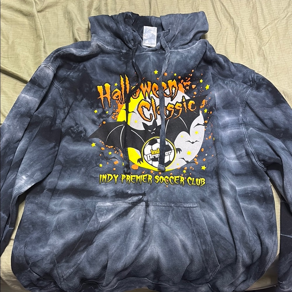 Black Halloween Graphic Hoodie Sweatshirt